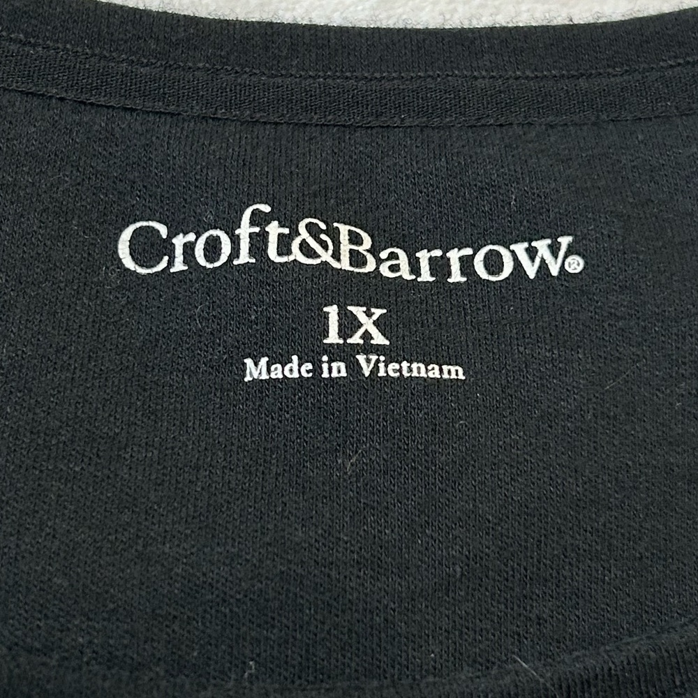 Croft & Barrow Cardinal Long Sleeve Top - Picture 5 of 8